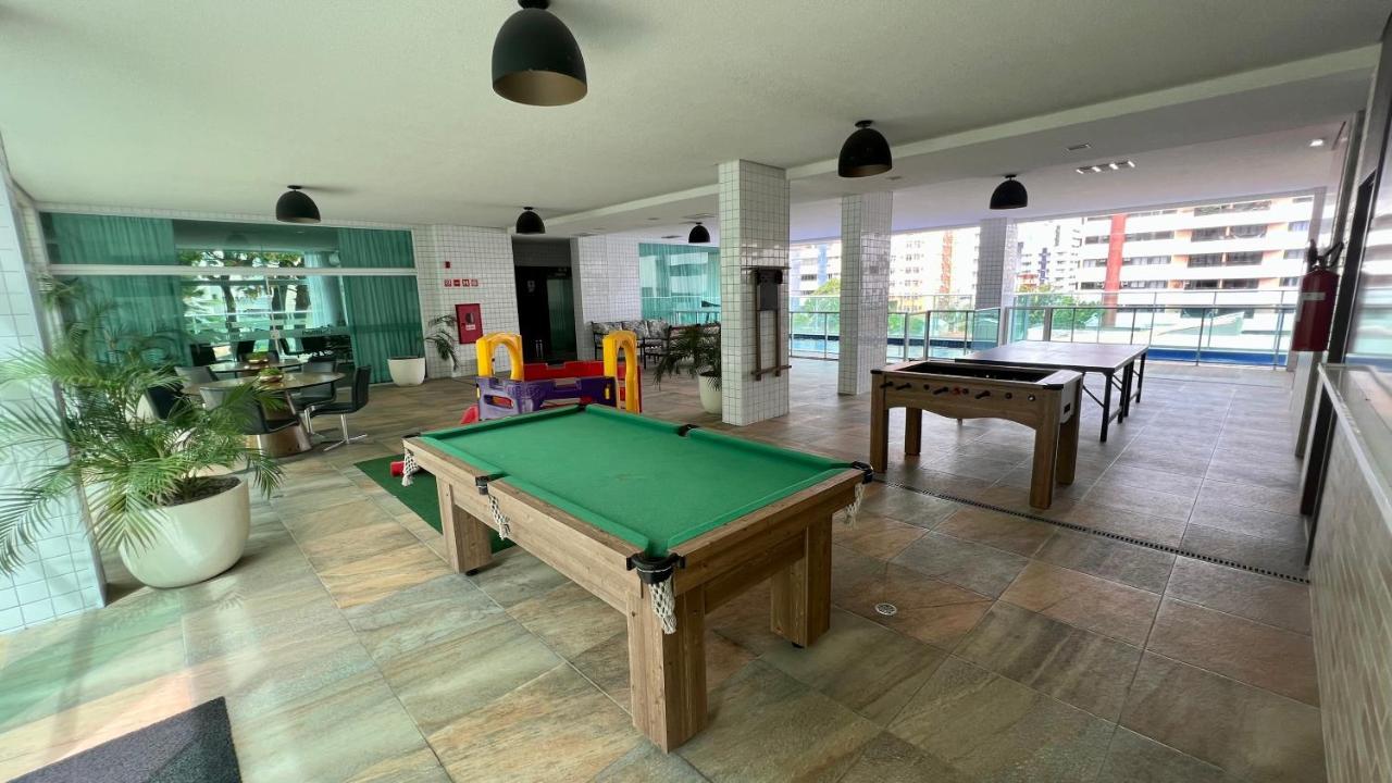 Edf Promenade - Apartamento Com 2 Quartos Climatizados A 150M Da Beira-Mar De Ponta Verde - Piscina, Academia, Sauna, Lavanderia, Home Cine, Churrasqueira, Salao De Jogos, Area Kids Maceio  Ngoại thất bức ảnh