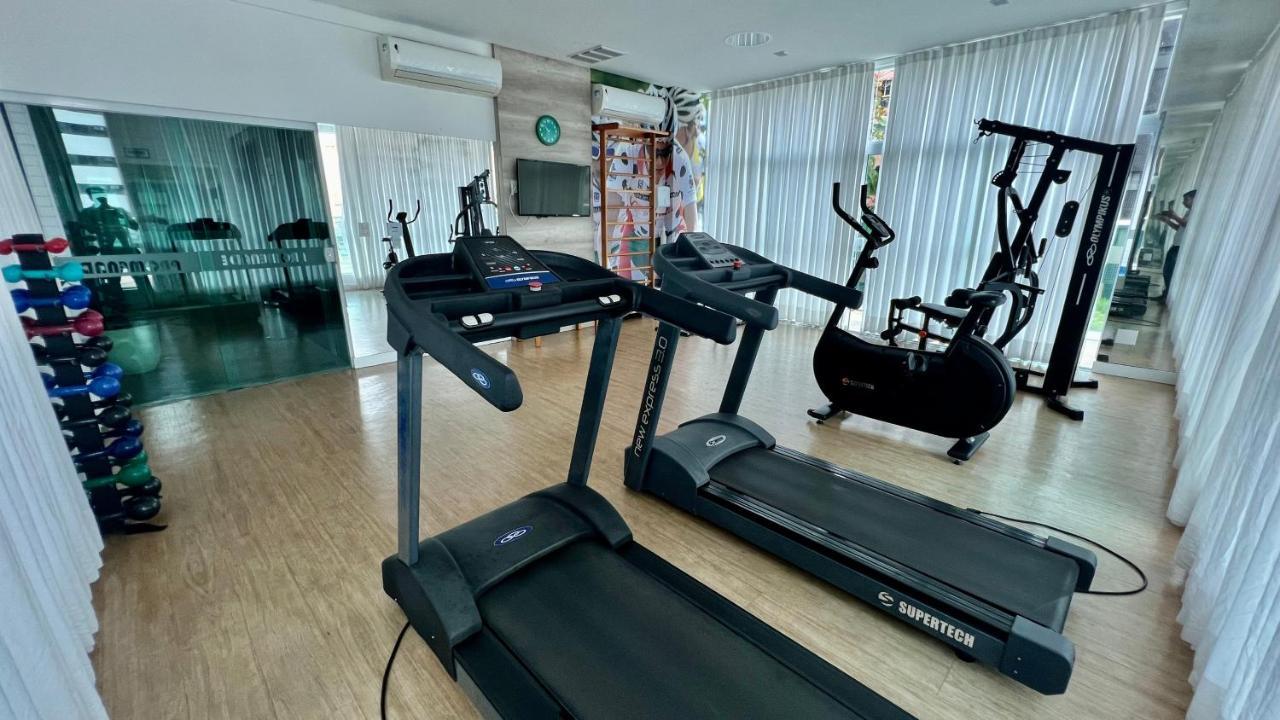 Edf Promenade - Apartamento Com 2 Quartos Climatizados A 150M Da Beira-Mar De Ponta Verde - Piscina, Academia, Sauna, Lavanderia, Home Cine, Churrasqueira, Salao De Jogos, Area Kids Maceio  Ngoại thất bức ảnh